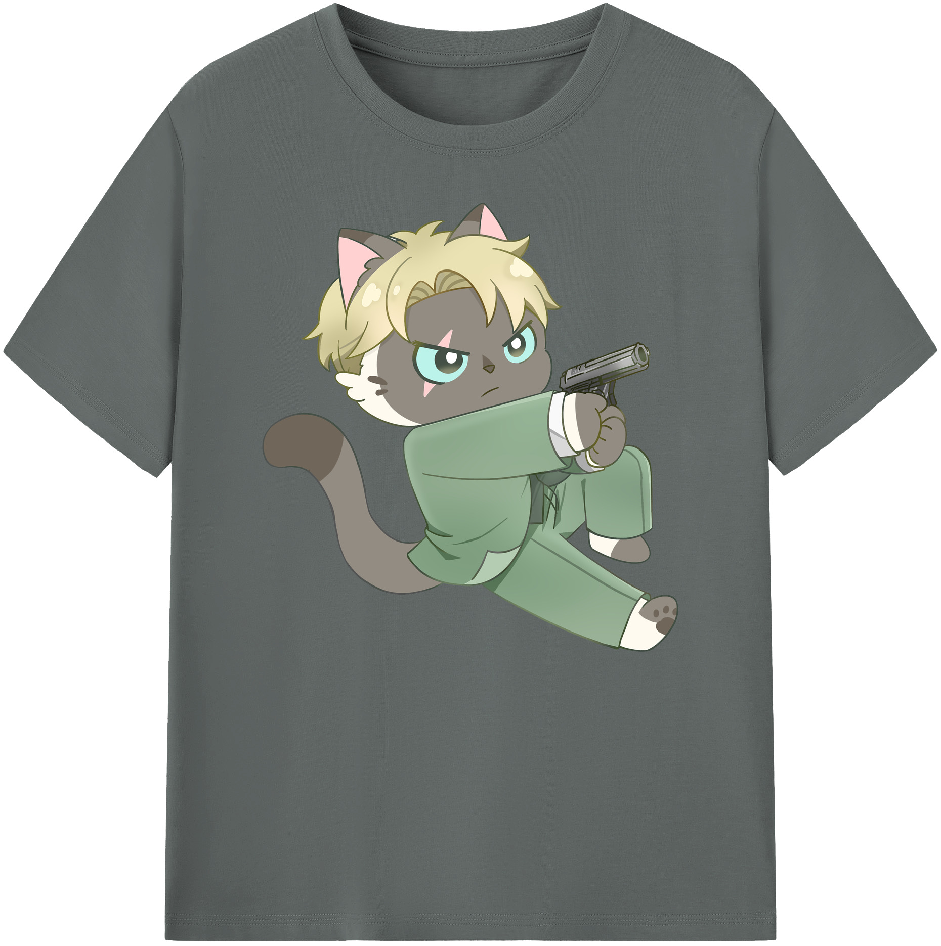 （画像用） SPY×FAMILY间谍家家酒 綿100％ メンズ半袖Tシャツ｜肌触りやわらか＆通気性